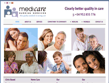Tablet Screenshot of medicarenursingservices.com